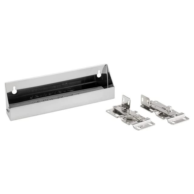 6541 Series Stainless Steel Slim Tip-Out Tray with Hinges, Rev-A-Shelf