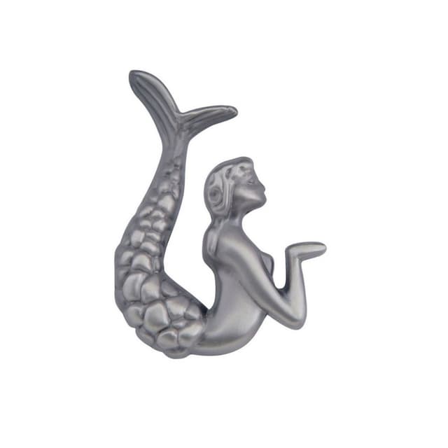 Top Knobs Nautical/Ocean Series 2-1/2 in (64 mm) L x 2 in (51 mm) W Pewter Knob, - 190L-P