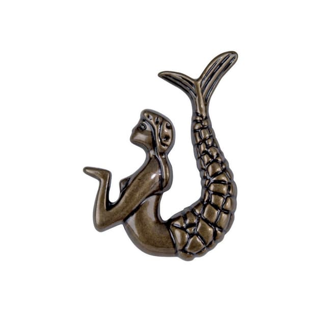 Top Knobs Nautical/Ocean Series 2-1/2 in (64 mm) L x 2 in (51 mm) W Burnished Bronze Knob, - 190R-BB