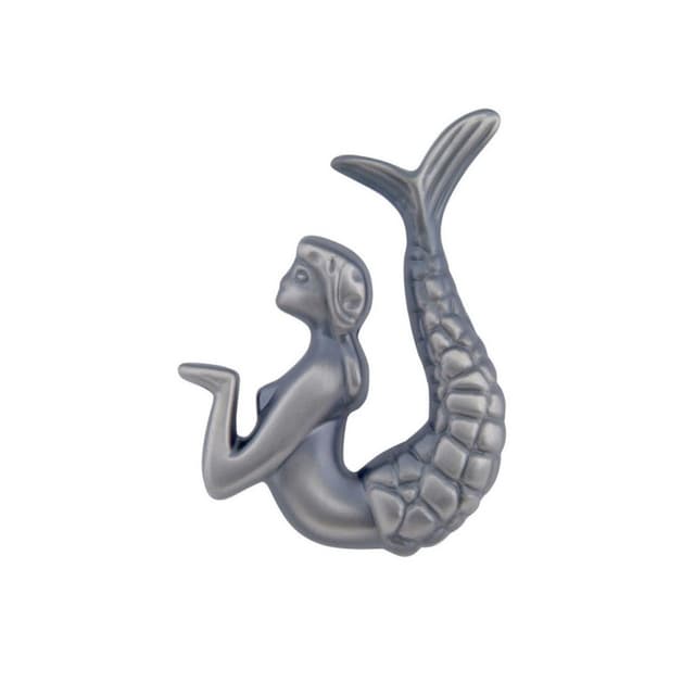 Top Knobs Nautical/Ocean Series 2-1/2 in (64 mm) L x 2 in (51 mm) W Pewter Knob, - 190R-P