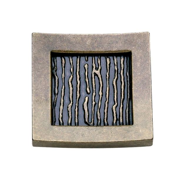 Top Knobs Primitive Series 1-1/2 in (38 mm) L x 1-1/2 in (38 mm) W Burnished Bronze Knob, - 270-BB