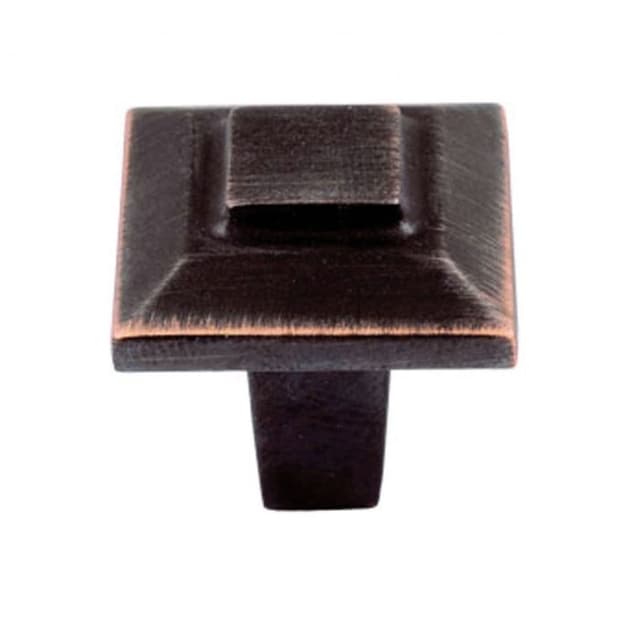 Top Knobs Trocadero Series 1 in (25 mm) L x 1 in (25 mm) W Venetian Bronze Knob, - 283-VB