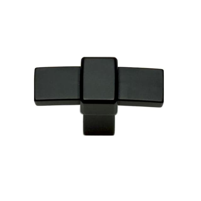 Top Knobs Buckle Up Series 1-13/16 in (46 mm) L x 11/16 in (17 mm) W Matte Black Knob, - 301-BL