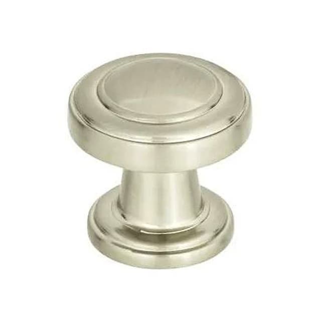 Top Knobs Bronte Series 1-1/8" (28.5 mm) Diameter Brushed NickelKnob, - 313-BRN