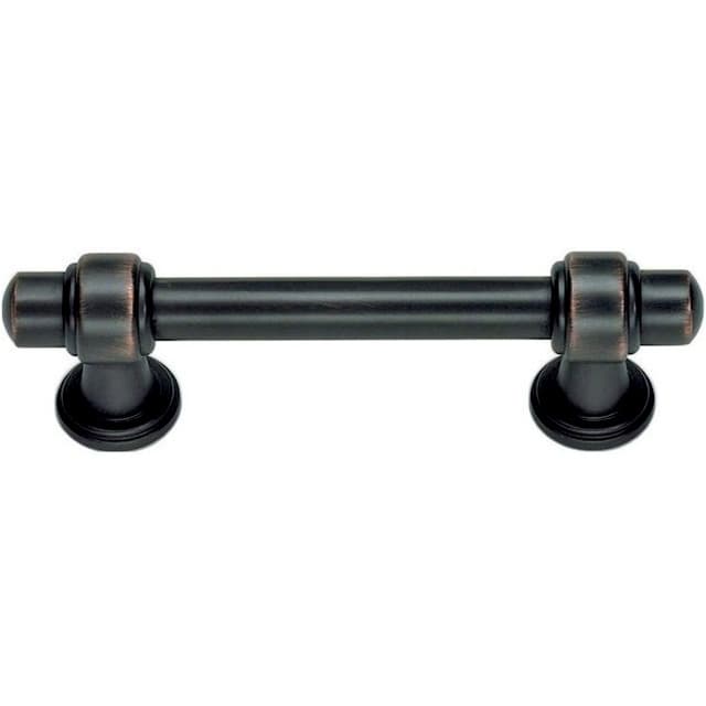 Top Knobs Bronte Series 3" (76 mm) Center to Center Venetian Bronze Pull, - 314-VB