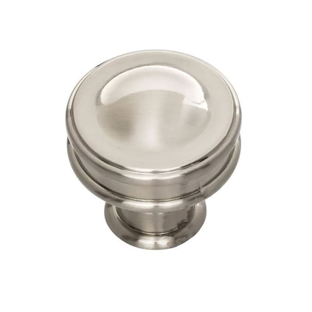 Top Knobs Oskar Series 1-1/4" (32 mm) Diameter Brushed NickelKnob, - A100-BRN
