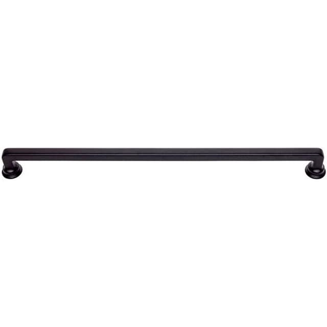 Top Knobs Oskar Series 12" (305 mm) Center to Center Matte Black Pull, - A107-BL