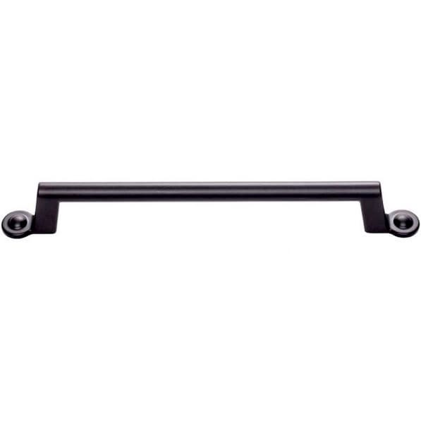 Top Knobs Bradbury Series 6-5/16" (160 mm) Center to Center Matte Black Pull, - A304-BL