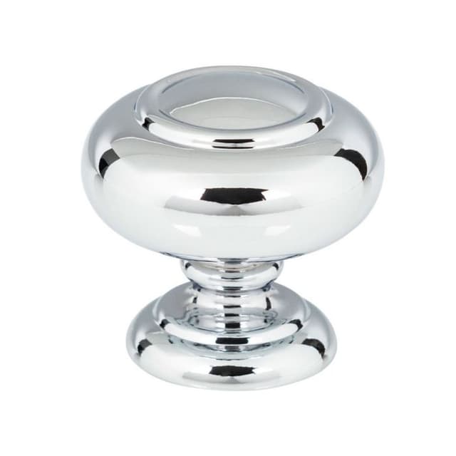 Top Knobs Victoria Series 1-1/4" (32 mm) Diameter Polished ChromeKnob, - A610-CH