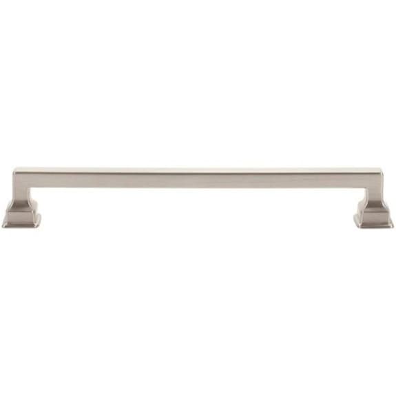 Top Knobs Erika Series 7-9/16" (192 mm) Center to Center Brushed Nickel Pull, - A625-BRN