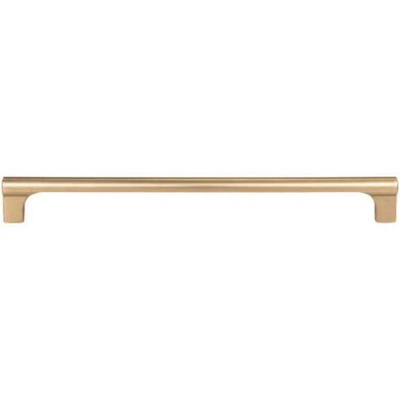 Top Knobs Whittier Series 8-13/16" (224 mm) Center to Center Warm Brass Pull, - A656-WB