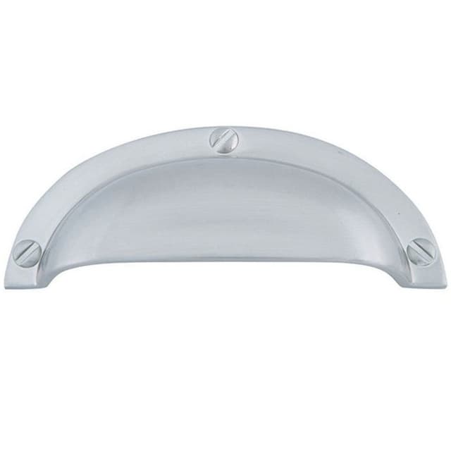 Top Knobs Successi Series 2-1/2" (64 mm) Center to Center Brushed Nickel Cup Pull, - A818-BN