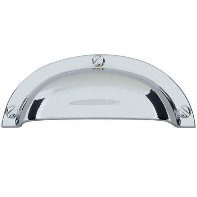 Top Knobs Successi Series 2-1/2" (64 mm) Center to Center Polished Chrome Cup Pull, - A818-CH
