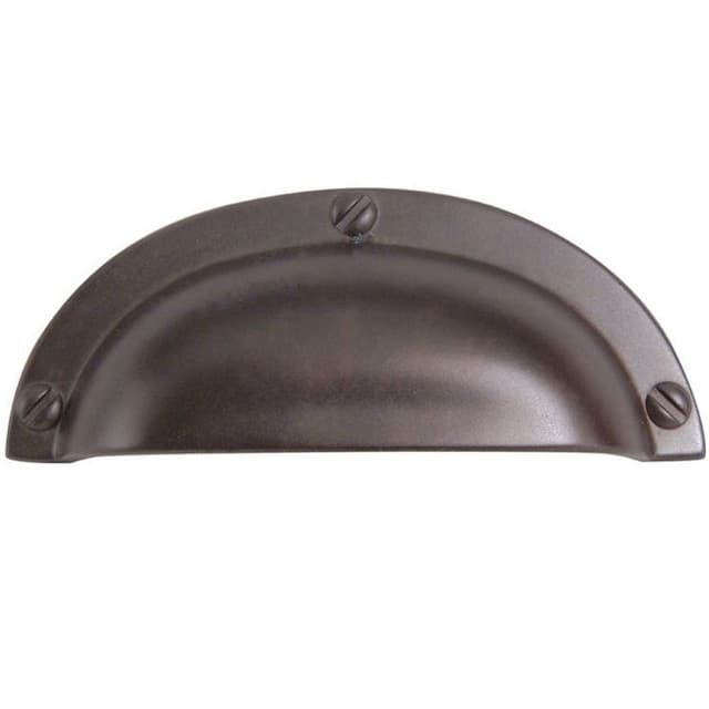 Top Knobs Successi Series 2-1/2" (64 mm) Center to Center Aged Bronze Cup Pull, - A818-O