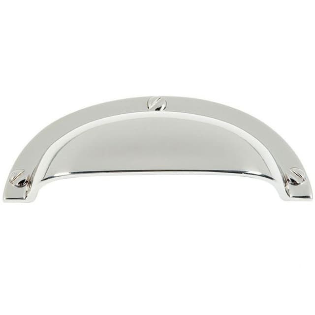 Top Knobs Successi Series 2-1/2" (64 mm) Center to Center Polished Nickel Cup Pull, - A818-PN