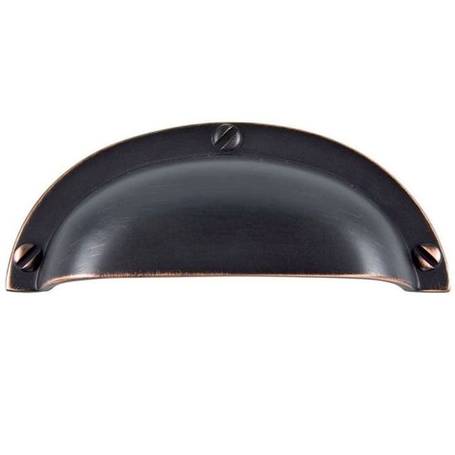 Top Knobs Successi Series 2-1/2" (64 mm) Center to Center Venetian Bronze Cup Pull, - A818-VB