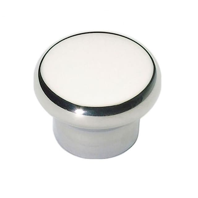 Top Knobs Stainless Steel Series 1-1/4" (32 mm) Diameter Stainless SteelKnob, - A856-PS