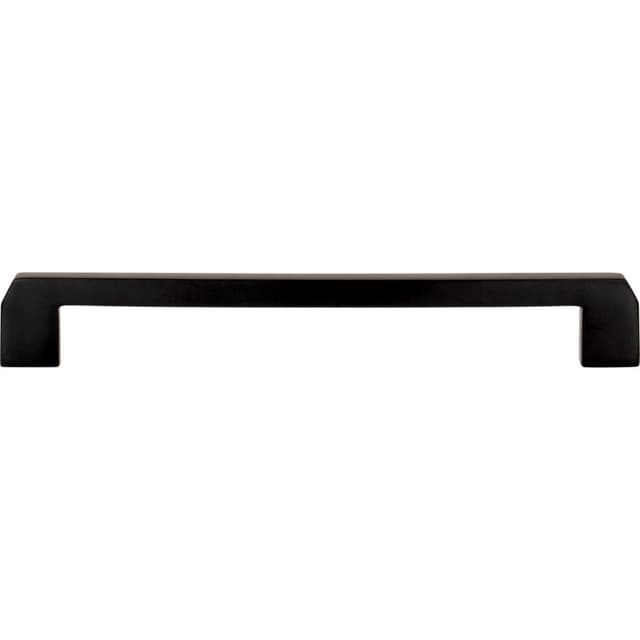 Top Knobs Indio Series 7-9/16" (192 mm) Center to Center Matte Black Pull, - A963-BL