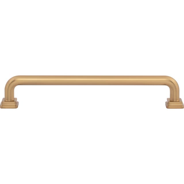 Top Knobs Kimberton Series 6-5/16" (160 mm) Center to Center Warm Brass Pull, A6025-WB