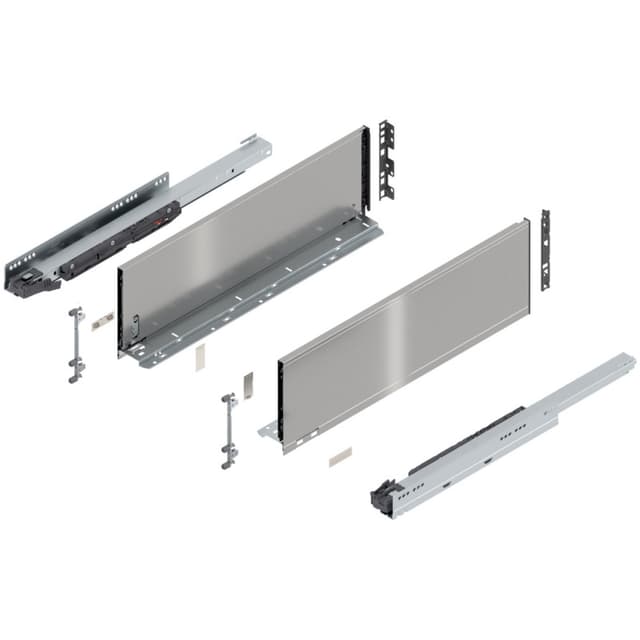 Blum LEGRABOX Drawer System, C-Height, Stainless Steel