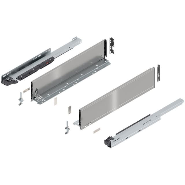 Blum LEGRABOX Drawer System, K-Height, Stainless Steel