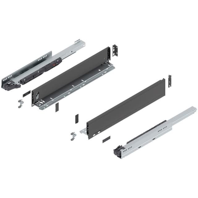 Blum LEGRABOX Drawer System, M-Height, Orion Gray