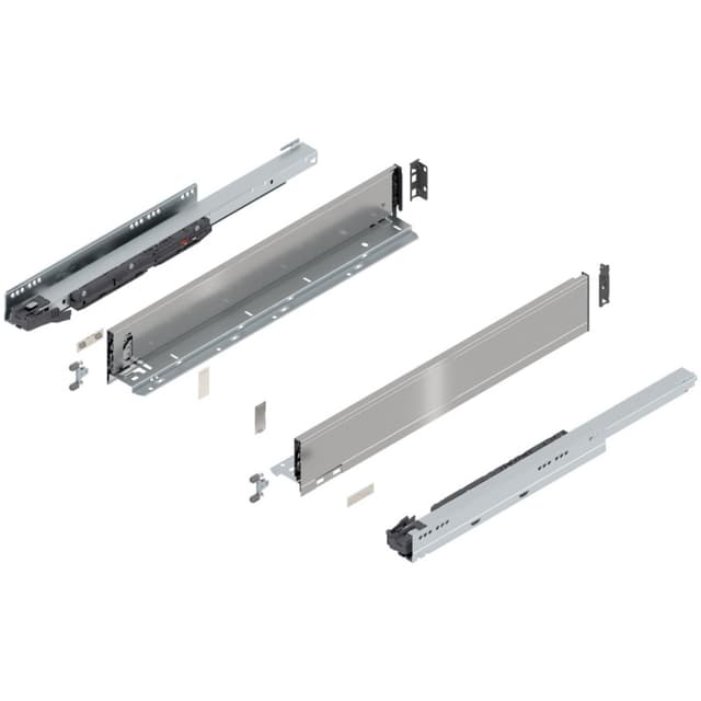 Blum LEGRABOX Drawer System, M-Height, Stainless Steel