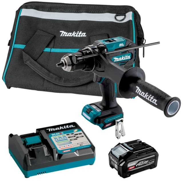 Hammer Drill-Driver Kit, Cordless, 40V MAX XGT 4.0Ah, Brushless Motor, GPH03SU1, Makita