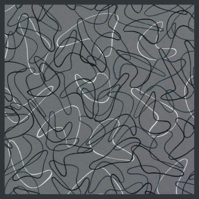 Formica High Pressure Laminate, 6942 Charcoal Boomerang, Matte Finish