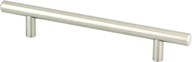 Pro Value Series Bar Pull 5-1/16" (128 mm) Center to Center Satin Nickel Pull, - SZBAR128-SN