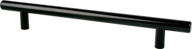 Pro Value Series Bar Pull 6-5/16" (160 mm) Center to Center Satin Black Pull, - SZBAR160-SB