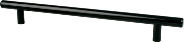 Pro Value Series Bar Pull 7-9/16" (192 mm) Center to Center Satin Black Pull, - SZBAR192-SB