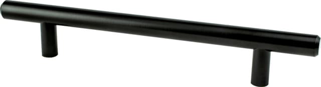 Pro Value Series Bar Pull 5-1/16" (128 mm) Center to Center Satin Black Pull, - SZBAR128-SB