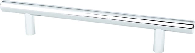 Pro Value Series Bar Pull 5-1/16" (128 mm) Center to Center Polished Chrome Pull, - SZBAR128-PC