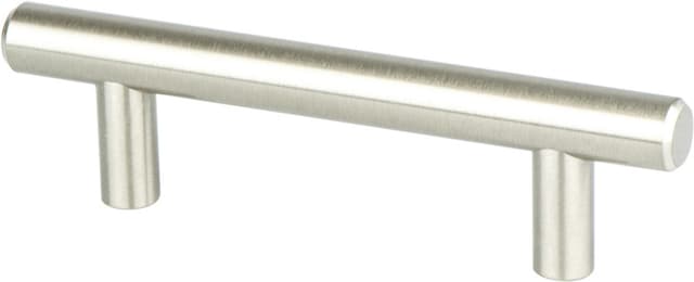 Pro Value Series Bar Pull 3" (76 mm) Center to Center Satin Nickel Pull, - SZBAR3-SN