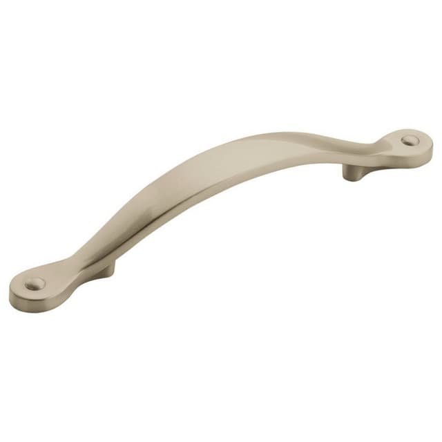 Amerock Inspirations Series 3-3/4 in (96 mm) Center to Center Satin Nickel Pull, -BP1587G10