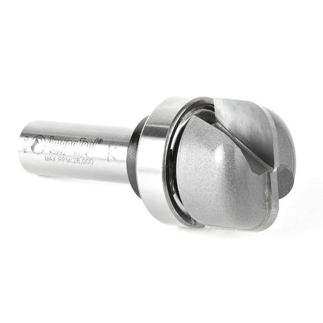 Amana Carbide Tipped Bowl & Tray Profiling Router Bit with Upper Ball Bearing