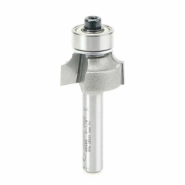 Amana Edge Forming Corner Rounding Profiling Router Bit with Ball Bearing Guide