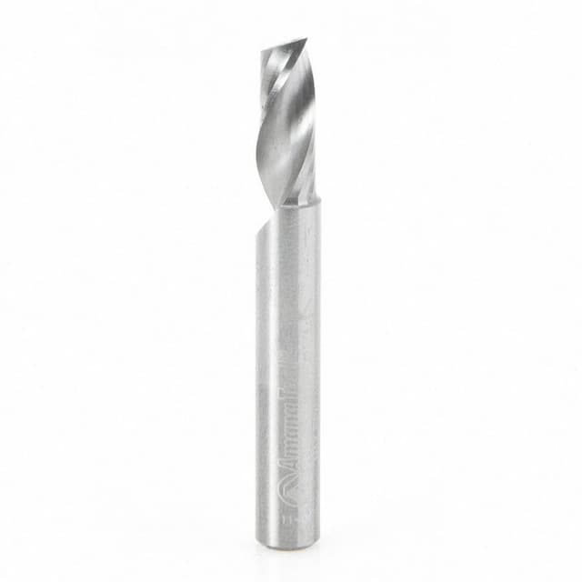 Amana Spiral 'O' Flute, Aluminum Cutting Up-Cut Router Bit, Solid Carbide
