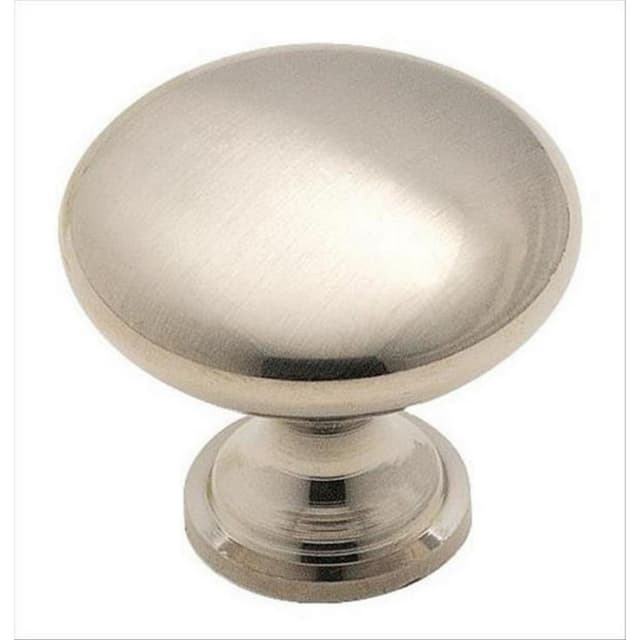 Amerock Everyday Heritage Series Brushed Chrome 1-3/16 in (30 mm) Diameter Knob, - 14404SCH