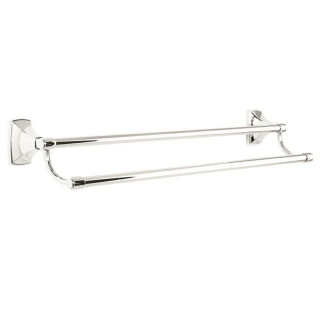 Clarendon Bath Hardware Collection 24" Center of Center, Double Towel Bars, Matte Black