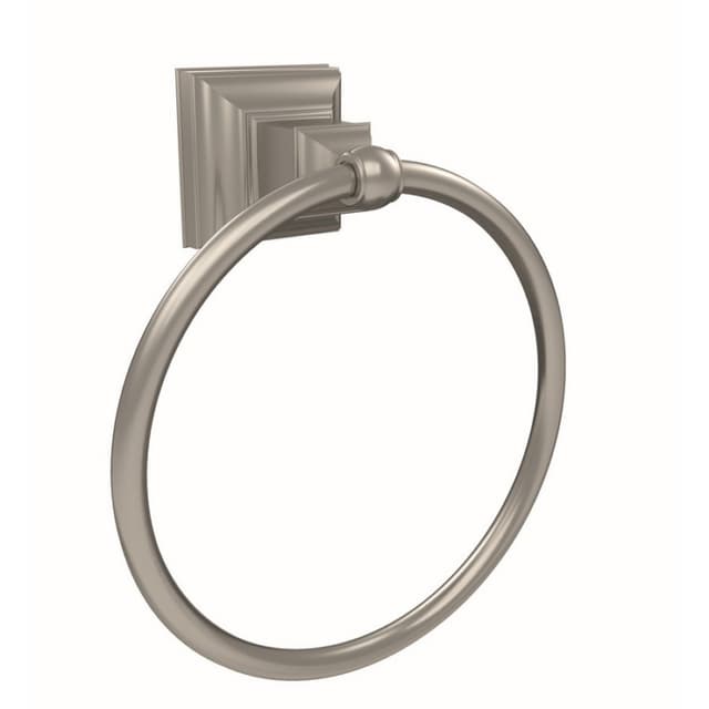 Markham Series, Zinc Towel Ring 6-7/8" Length, Brushed Nickel