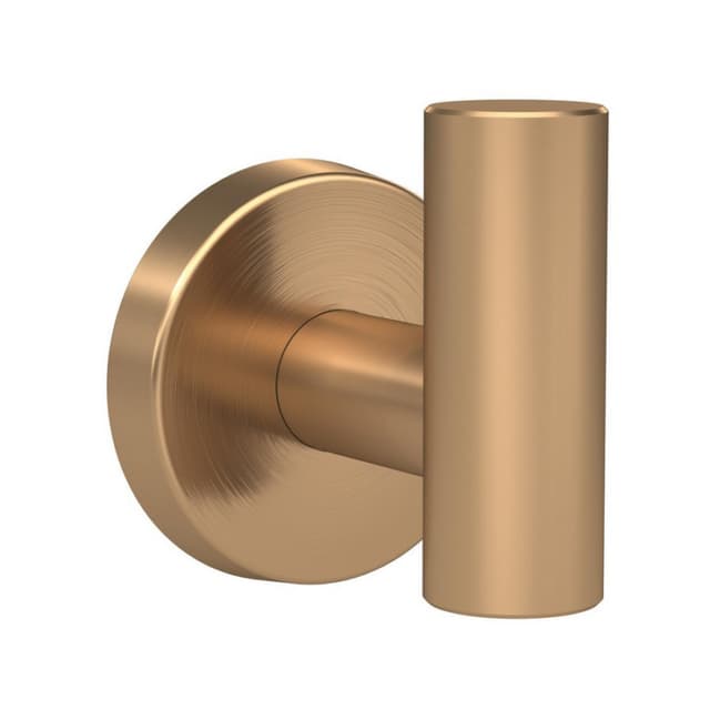 2-1/4" x 2-1/8" Single Robe Hook, Golden Champagne Finish
