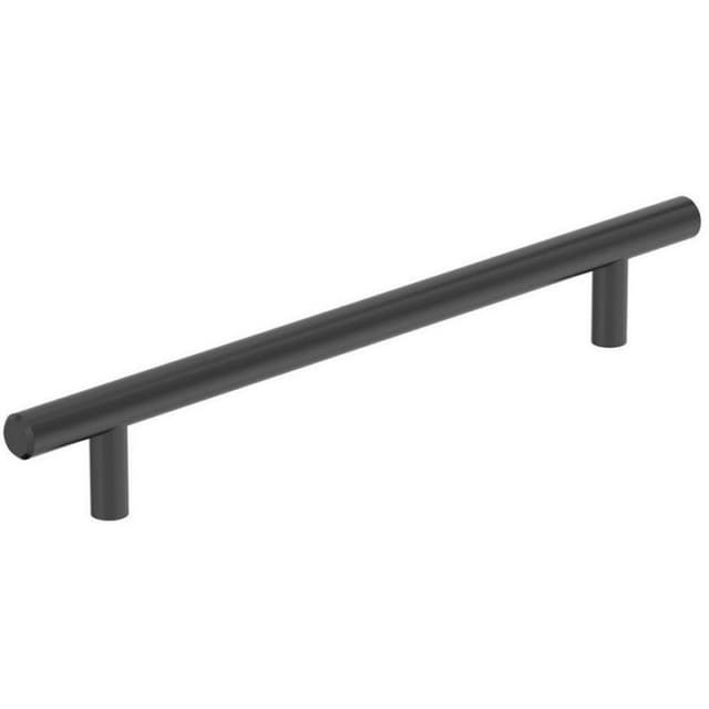 Amerock Bar Pulls Series 7 in (178 mm) Center to Center Black Bronze Bar Pull, -BP1178BBR