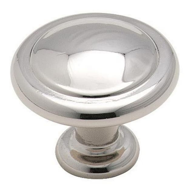 Amerock Everyday Heritage Series Polished Chrome 1-1/4 in (32 mm) Diameter Knob, - BP138726