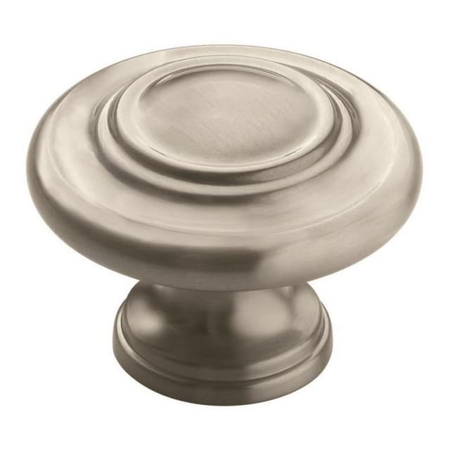 Amerock Inspirations Series Satin Nickel 1-3/4 in (44 mm) Diameter Knob, - BP15862G10
