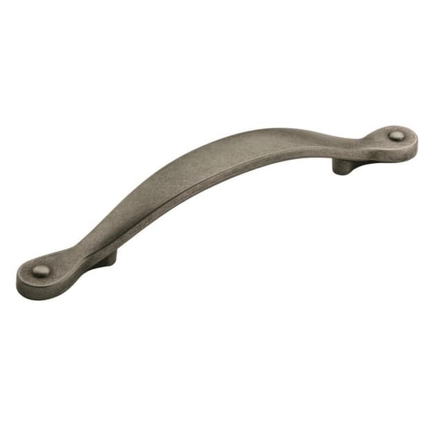 Amerock Inspirations Series 3-3/4 in (95 mm) Center to Center Weathered Nickel Pull, -BP1587WN