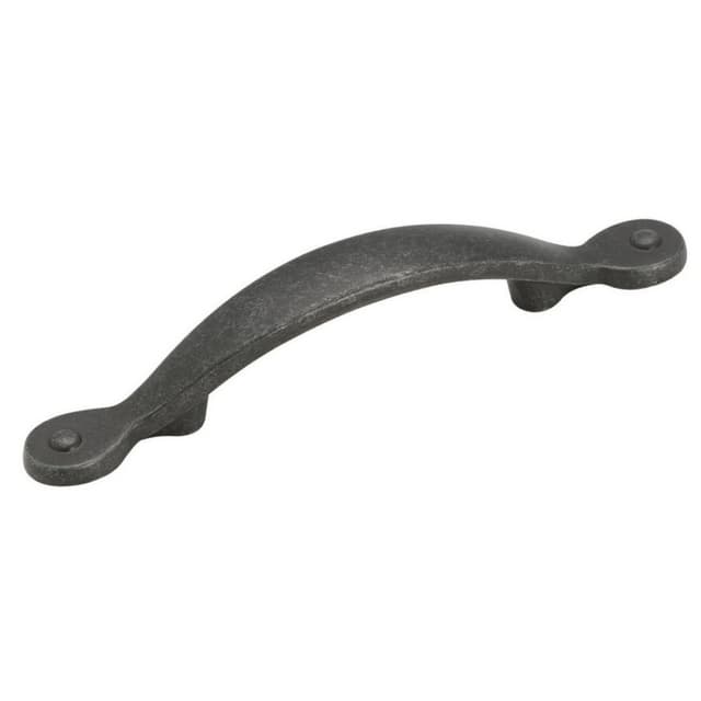 Amerock Inspirations Series 3 in (76 mm) Center to Center Wrought Iron Dark Pull, -BP1590WID