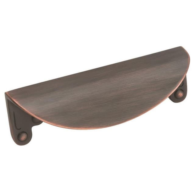 Amerock Inspirations Series 3 in (76 mm) Center to Center Oil Rubbed Bronze Cup Pull, -BP1592ORB