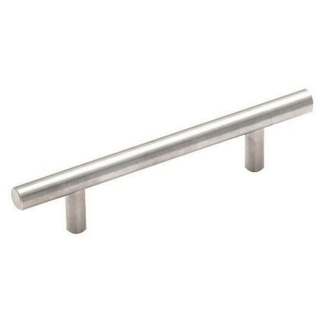 Amerock Bar Pulls Series 3-3/4 in (95 mm) Center to Center Sterling Nickel Pull, -BP19011CSG9